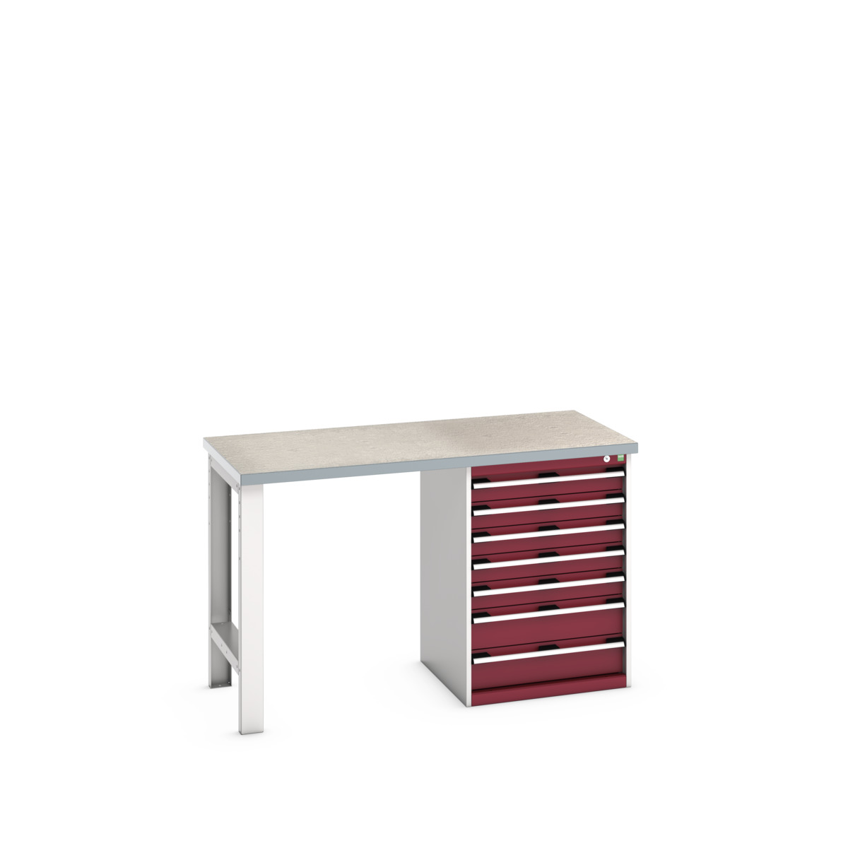 41003497.24V - cubio pedestal bench (lino)