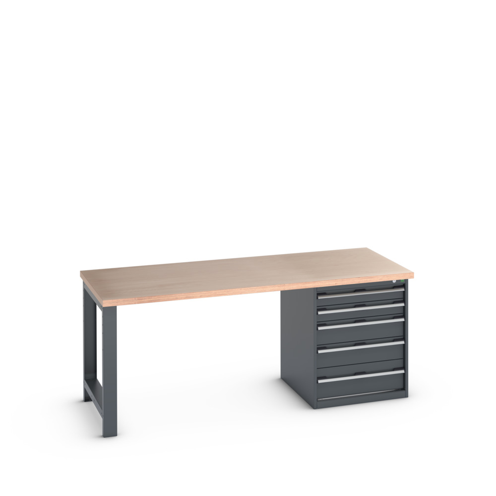 41004111.77V - cubio pedestal bench (mpx)