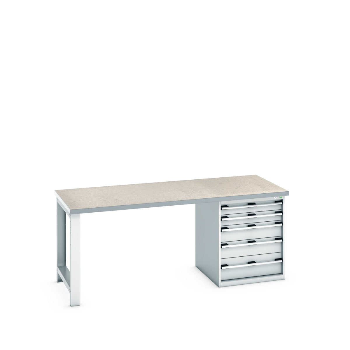 41004112.16V - cubio pedestal bench (lino)