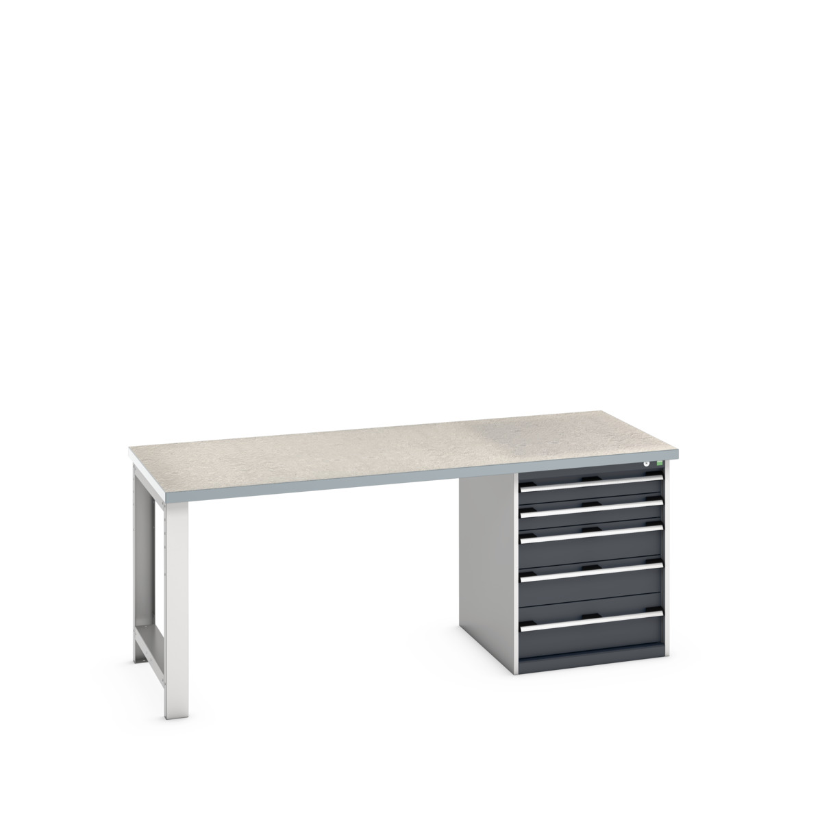 41004112.19V - cubio pedestal bench (lino)