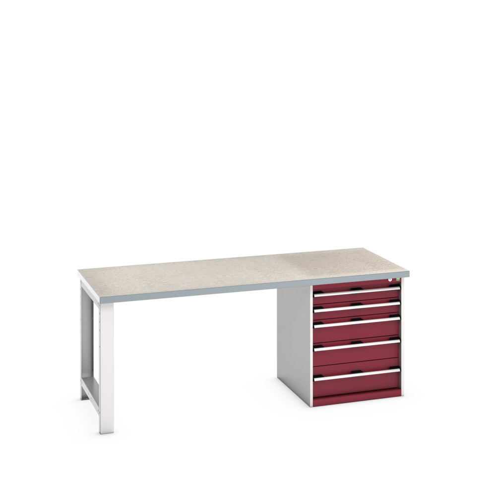 41004112.24V - cubio pedestal bench (lino)
