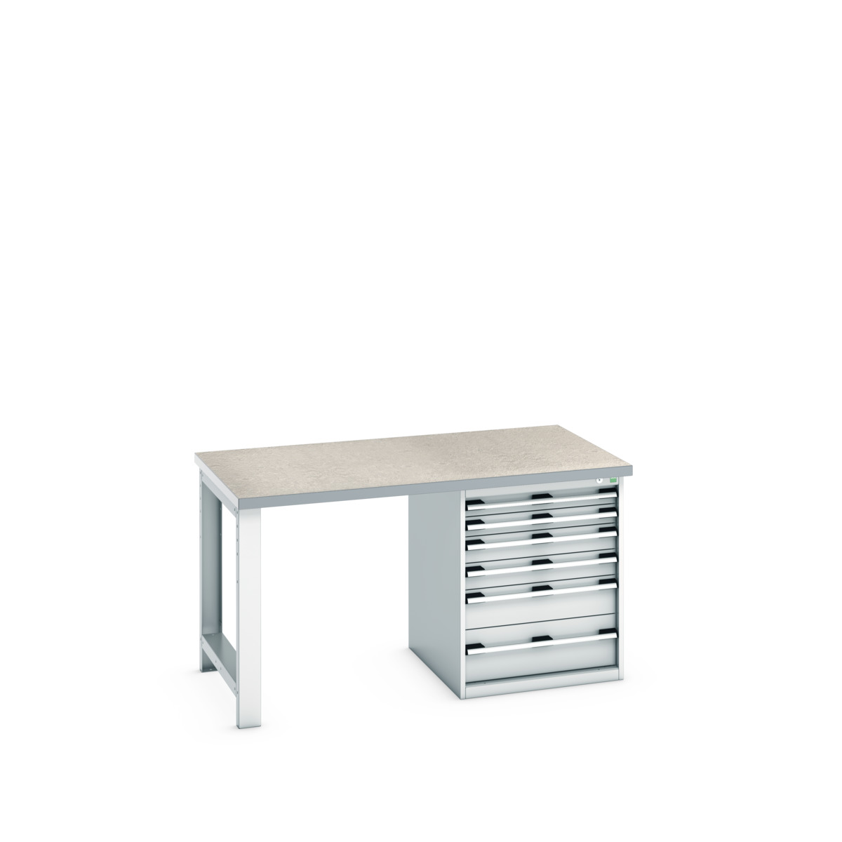 41004114.16V - cubio pedestal bench (lino)