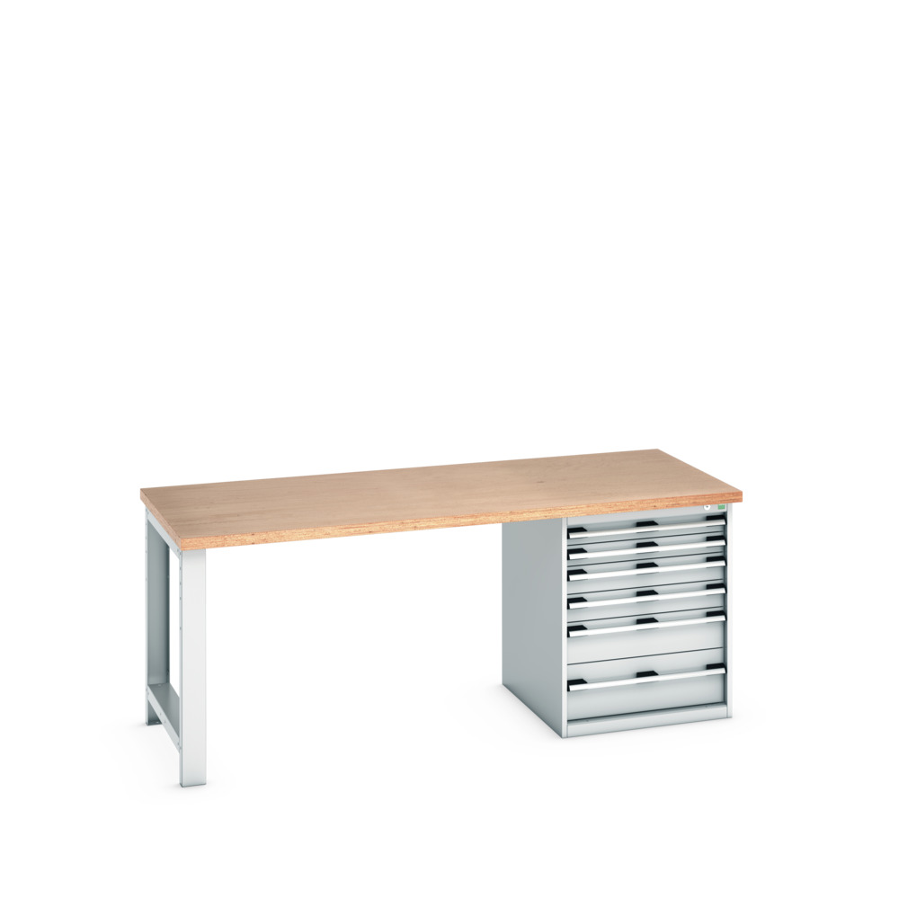 41004115.16V - cubio pedestal bench (mpx)