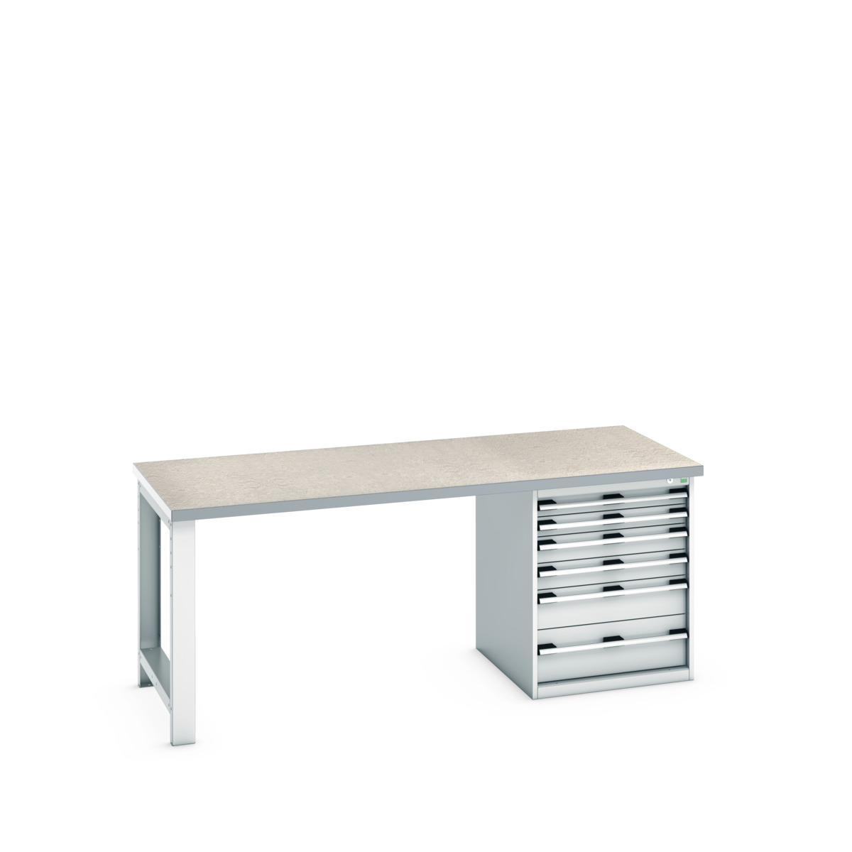 41004116.16V - cubio pedestal bench (lino)