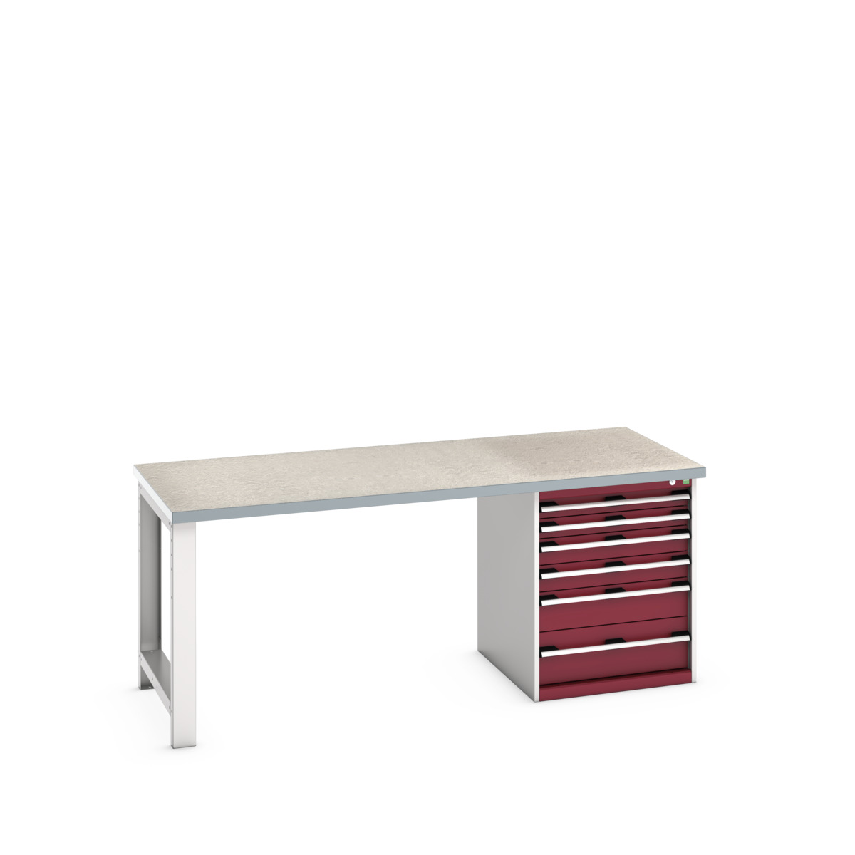 41004116.24V - cubio pedestal bench (lino)