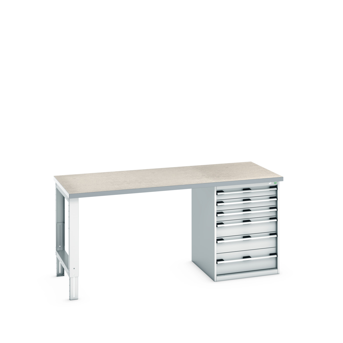 41004120.16V - cubio pedestal bench (lino)