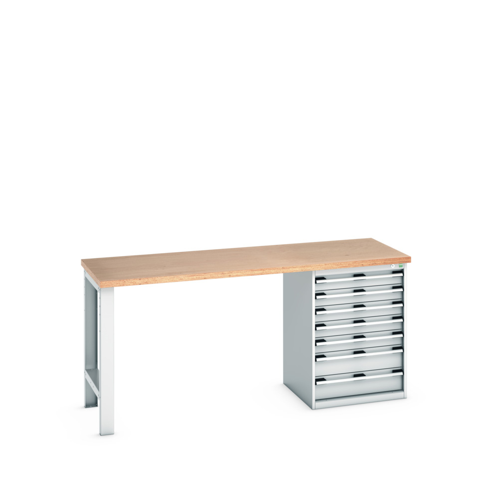 41004121.16V - cubio pedestal bench (mpx)