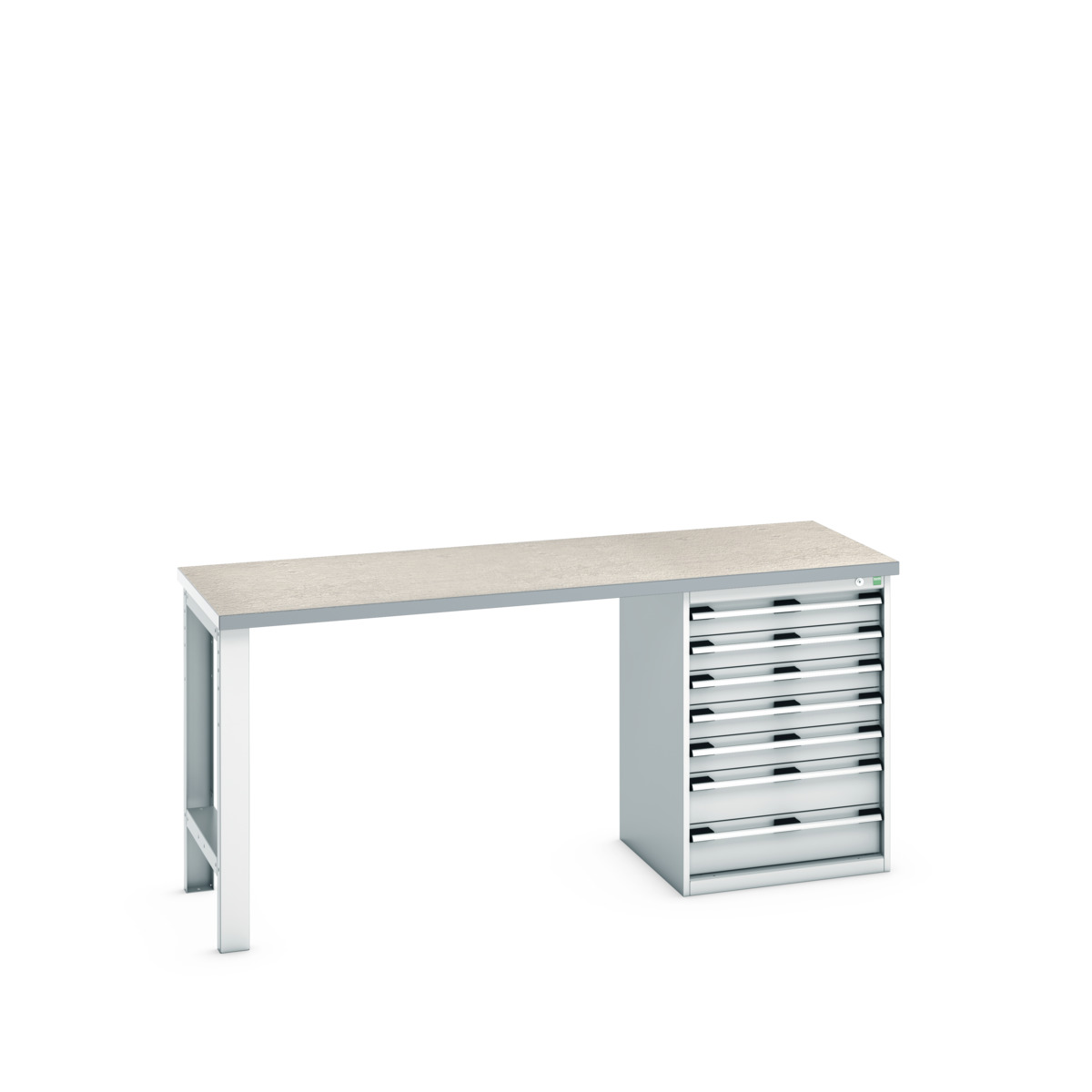 41004122.16V - cubio pedestal bench (lino)