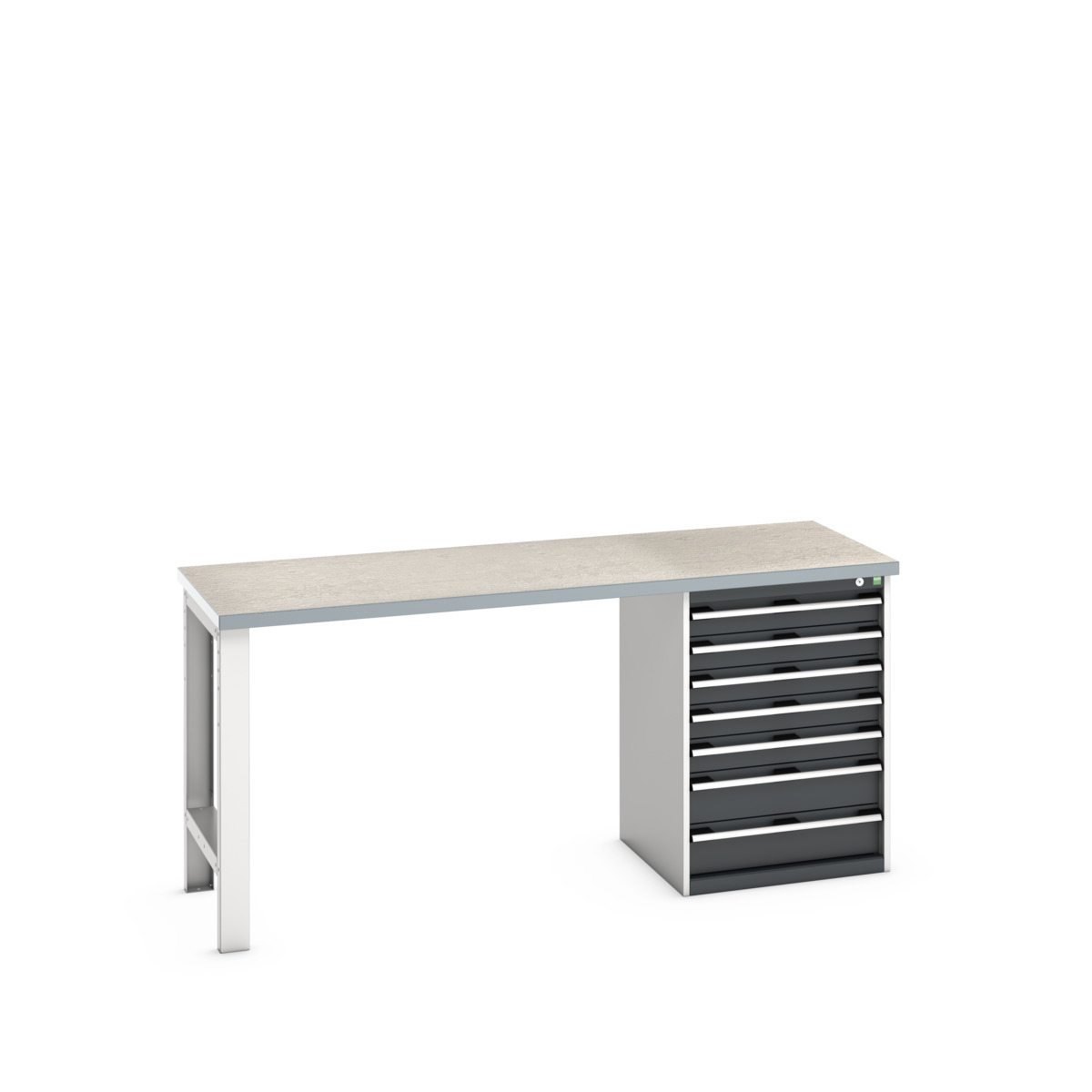 41004122.19V - cubio pedestal bench (lino)