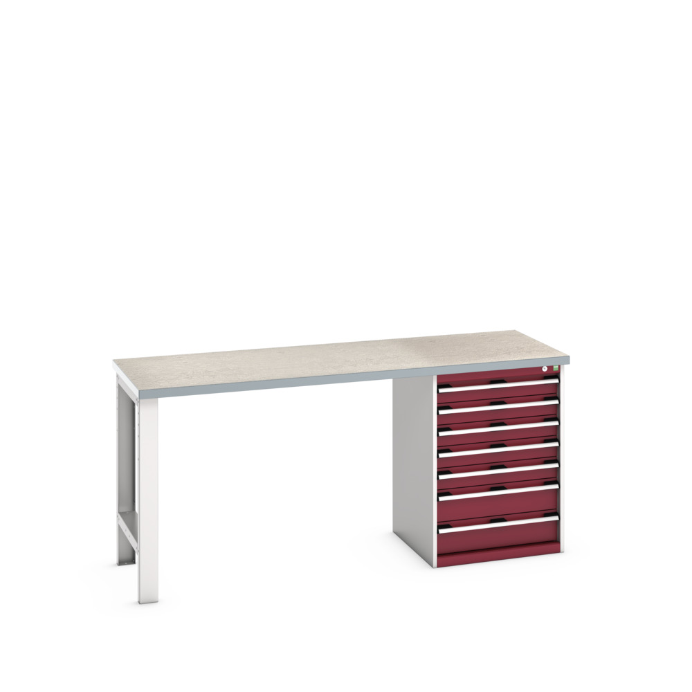 41004122.24V - cubio pedestal bench (lino)