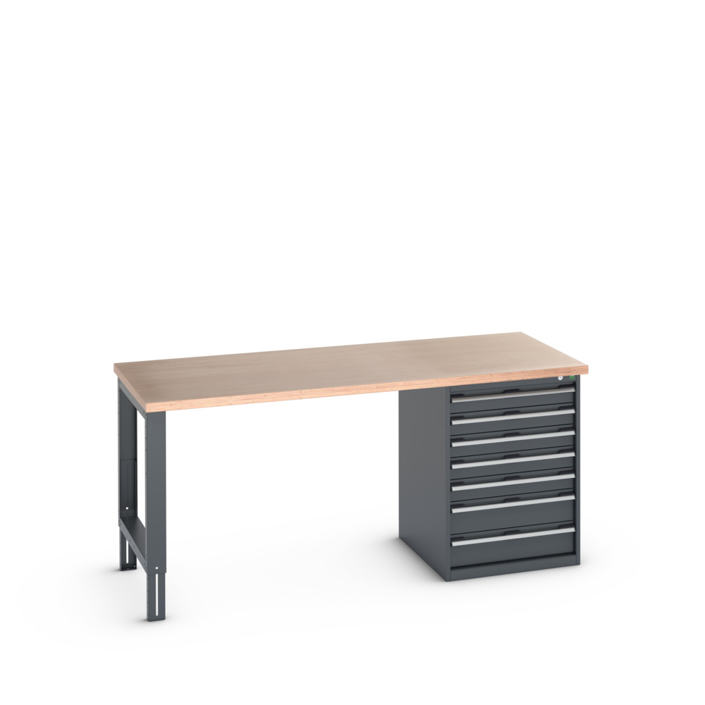 41004123.77V - cubio pedestal bench (mpx)