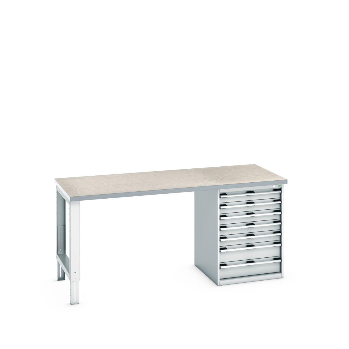 41004124.16V - cubio pedestal bench (lino)
